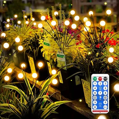 Produktbild von INF Solární světla Firefly 10 LED 4-balení Teplá bílá