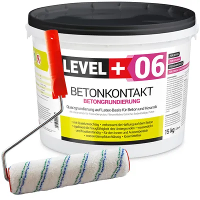 Obrázek produktu pro Sada Malířský váleček 25 cm + Základní nátěr na beton Betonkontakt 15 kg Základní nátěr na OSB desky L+06
