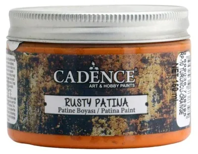 Obrázek produktu pro Cadence Patinafarbe oranžová 150 ml - Barva pro vytvoření efektu rezavé patiny