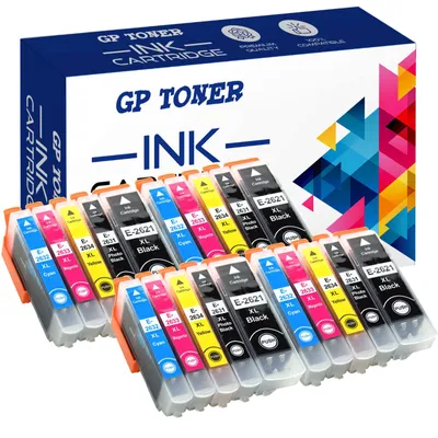 Zdjęcie produktu dla 20x Tusze Do Epson 26XL XP510 XP520 XP610 XP615 XP800 XP820