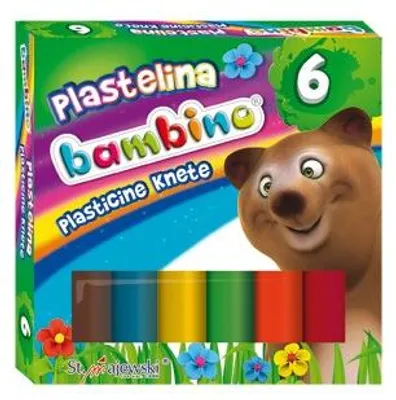 Obrázek produktu pro Plastelína Bambino, 6 barev