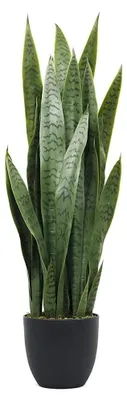 Künstliche Sansevieria Pflanze, 90 cm, tropisch, für Zuhause & Büro