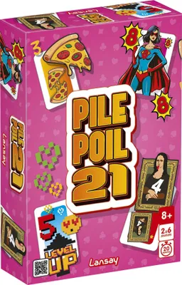 Image de PILE POIL 21 - Jeu de société - LANSAY - À partir de 8 ans