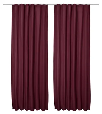 Produktbild von Beautissu 2er Set Thermovorhang Gardine Bordeaux Amelie TK, 140x245cm