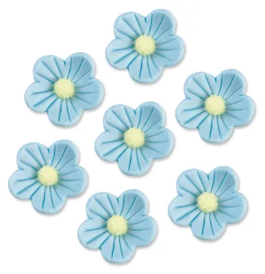 Produktbild von Günthart 24 Blumen hellblau aus Zucker