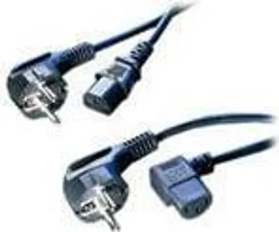 Produktbild von VALUE Netzkabel gerade IEC-Buchse schwarz 1,8m