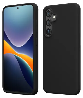 Produktbild von kwmobile Handyhülle für Samsung Galaxy S25 Hülle - Case Silikon - Kabelloses Laden - Schutzhülle Cover in Schwarz