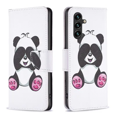 Immagine prodotto di Per Samsung Galaxy A14 5G / 4G custodia in ecopelle per telefono cellulare Book Motif 5 copertura protettiva