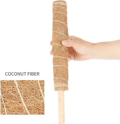 Obrázok produktu pre 4Pcs 450mm Coir Totem Pole Moss Stick Fibre Plant Climbing Plant Support Totem Pole for Plant Support Extension