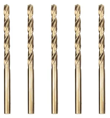 Produktbild von HSS Metallbohrer Kobalt 5,0mm 5er Set 86mm DIN 338 M35