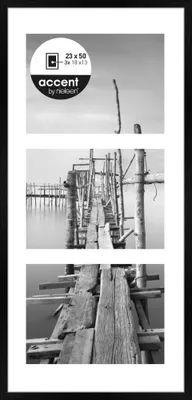 Obrázek produktu pro Nielsen Accent wood fotogalerie Aura 3 fotografie 13x18 cm černá