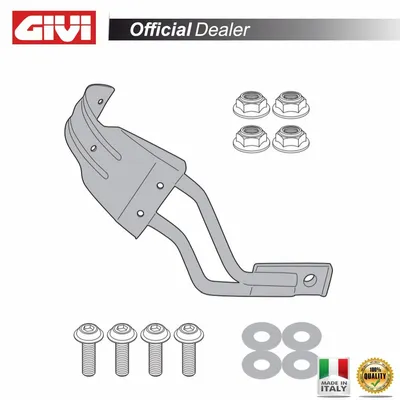 Imagen del producto de Kit de montaje para parabrisas RM02 GIVI, compatible con Honda CB 500 X/NX 500