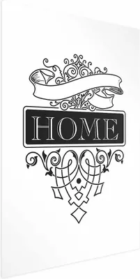 Produktbild von Posterpapier Poster - Home 29.7x42 cm Text n-A-0747-ao-a