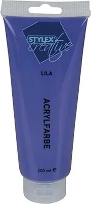 Produktbild von Stylex Acrylfarbe, 200 ml, lila