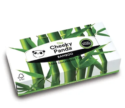 Produktbild von Die Cheeky Panda unparfümierte Tücher 12er-Pack