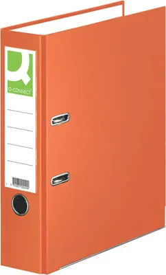 Produktbild von Q-Connect Ordner PP - A4, 80 mm, orange