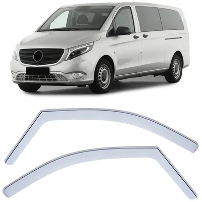 Produktbild von Windabweiser Regenabweiser Hell für Mercedes V-Klasse Vito W639/2 W447 2014-