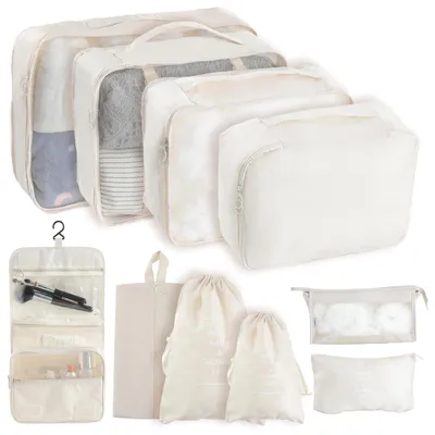 Immagine prodotto di Omgoods - Set di 10 organizer per valigia, ideali per i viaggi