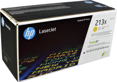 Produktbild von HP 213X Gelb Original LaserJet-Tonerkartusche mit hoher Reichweite, 6000 Seiten, Gelb, 1 Stück(e)