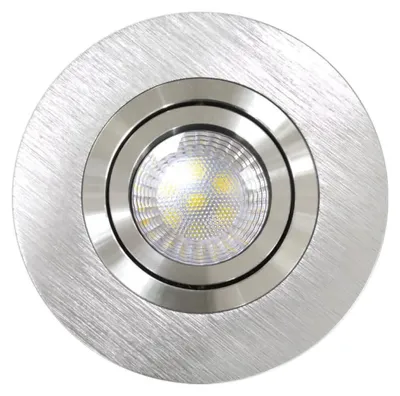 Image de Boîtier d'encastrement en aluminium, diamètre 110 mm, finition moderne, éclairage efficace, idéal pour
