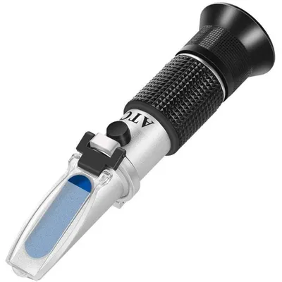 Refraktometer 0-32% Brix mit ATC, Messing
