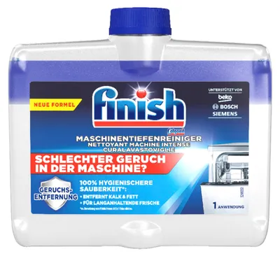 Zdjęcie produktu dla Finish, Środek do czyszczenia zmywarek, 250 ml (PRODUKT Z NIEMIEC)