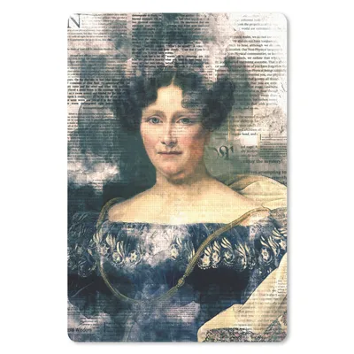 Produktbild von MuchoWow® Mauspad Mousepad Johanna Henriette Engelen - Dubois Drahonet - Zeitungsartikel 40x60 cm - Mousepads - Maus Mat - Pad - Mausunterlage - Schreibtisch Accesoire