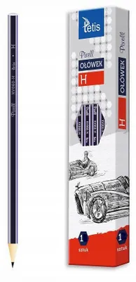 Produktbild von tetis Holzbleistift H ohne Radiergummi
