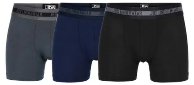 Obrázek produktu pro JBS Bamboo Boy Pants, balení po 3 kusech, různé barvy, velikost 128 | 7–8 let