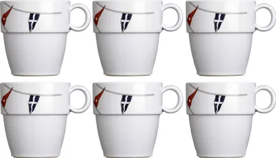 Produktbild von Kaffeebecher / Mug / Kaffee-Pott - Regata, - 6er Set