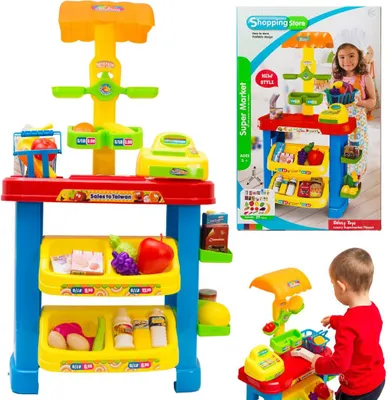 Obrázok produktu pre Domáci supermarket s pokladňou, čítačkou cien a váhou!