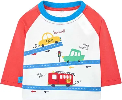 Produktbild von Boboli 148137 Langarm-t-shirt Mehrfarbig 6 Months Junge Mehrfarbig 6 Months