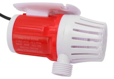 Produktbild von Bürstenlose Wasserumwälzpumpe 1200 l/h, 20 W, 12 V Gleichstrom für Fischbecken und Aquarien