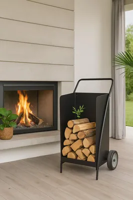 Produktbild von Kaminholzwagen aus Metall