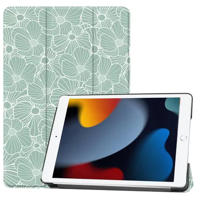 Image de imoshion Design Trifold Bookcase pour Apple iPad 9 (2021) 10,2 pouces / iPad 8 (2020) 10,2 pouces / iPad 7 (2019) 10,2 pouces - Botanica