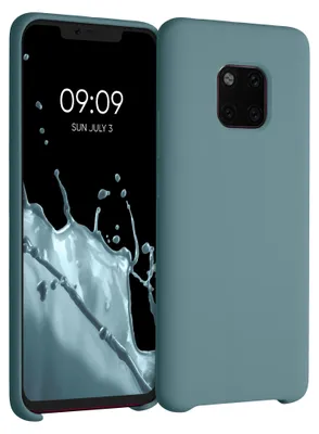 Produktbild von kwmobile Handyhülle für Huawei Mate 20 Pro Hülle - Case Silikon - Kabelloses Laden - Schutzhülle Cover in Arctic Night