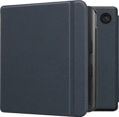 Kwmobile Hülle Für Kobo Libra 2 – Flip Case Mit Handschlaufe, Kunstleder, Mintgrün/Dunkelgrau, Mit Auto Sleep/Wake