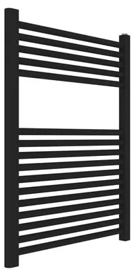Obrázek produktu pro ERCOS ohřívač ručníků do koupelny, radiátor 600 × 770 mm, matná černá