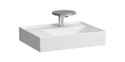 Zdjęcie produktu dla LAUFEN Kartell umywalka, półka lewa, 1 otwór na baterię, bez przelewu, 600x460m, H8103357571111