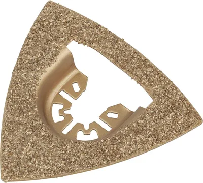 Produktbild von wolfcraft 1 Dreiecks-Schleifplatte HM bestreut