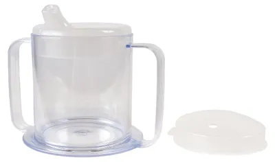 Productafbeelding van Sundo Drinkbeker met 2 handgrepen - Hulpmiddel bij drinken - Transparant