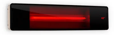Image de Blumfeldt Phantom Infrared Heater - interrupteur, technologie IR ComfortHeat, verre et aluminium de qualité Schott, télécommande, minuterie, 3 niveaux de puissance : 800, 1600 ou 2400 W, gris