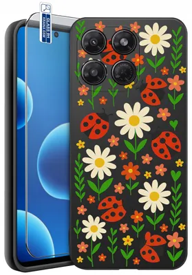 Image de Étui pour Motorola Moto G37, motifs variés | Coque en silicone souple + protection en verre trempé 9H