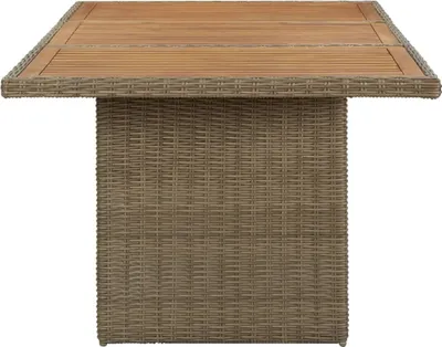 Produktbild von "Winterschlussverkauf "Esstisch/Outdoor Tisch - Garten-Esstisch - moderne Design - Balkontisch - Braun 200x100x74 cm Poly Rattan NeuMöbel 2261222