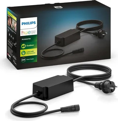 Productafbeelding van Philips Hue Buitenvoeding, 40W, voor gebruik in Duitsland en Oostenrijk