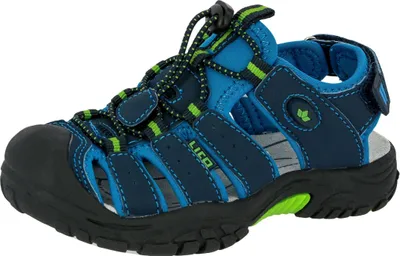 Produktbild von Lico Nimbo coole Jungen Synthetik Sandalen blau, Fersenriemen mit Klettverschluss