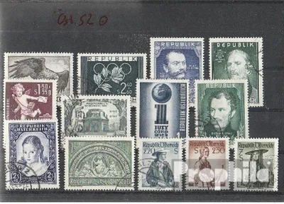 Produktbild von Briefmarken Österreich 1952 1952 gestempelt