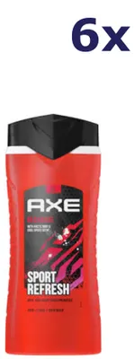 Produktbild von 6x Axe Douchegel - 400ml - recharge sport refresh