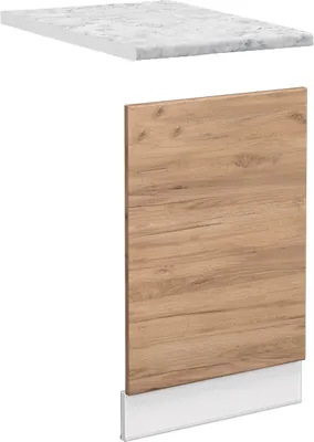 Produktbild von Frontblende Vicco Fame-Line Goldkraft Eiche 45 cm , AP Marmor, Model 46957