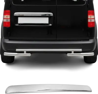Image de Garniture de Hayon Coffre pour VW Caddy 2003-2010 acier inox